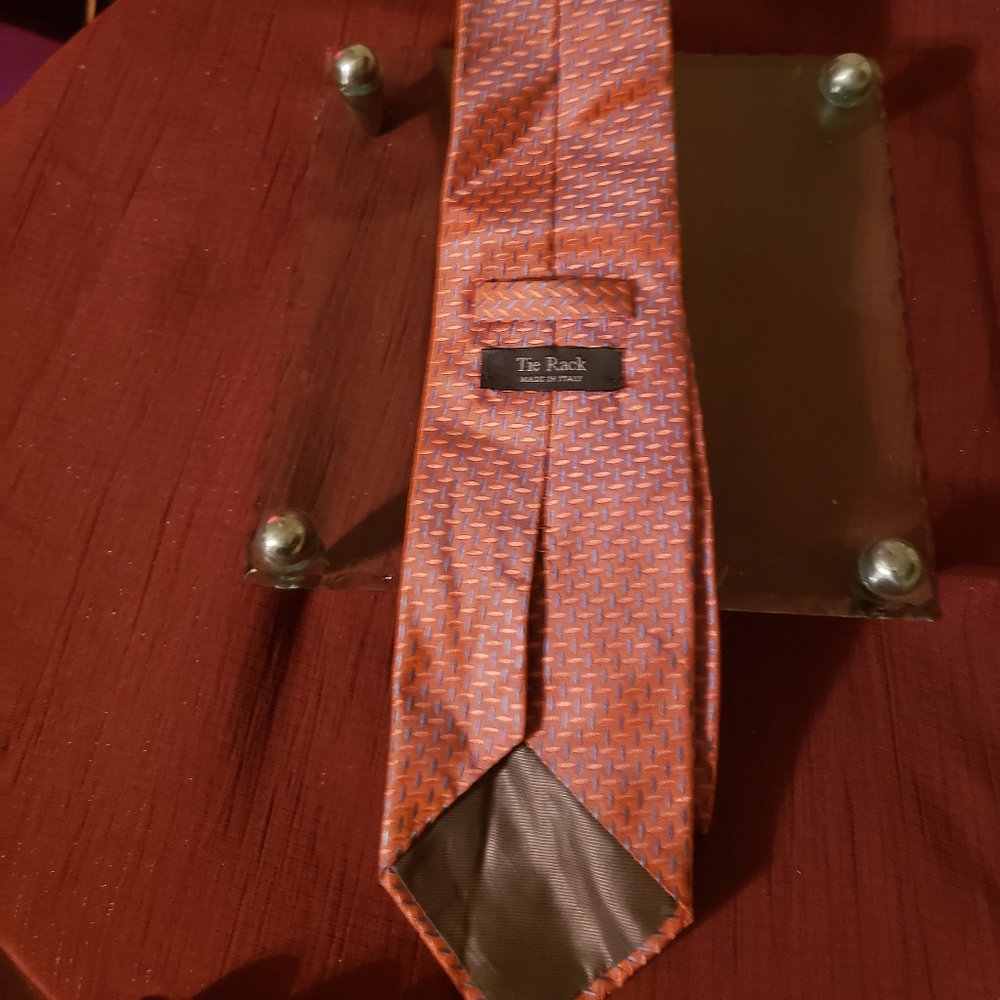 Tie Rack Orange Multi Necktie 👔 - Picture 2 of 7